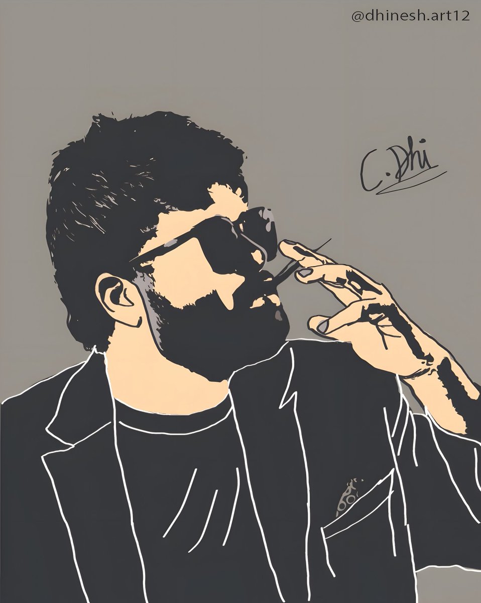 CyberCanvas12's tweet photo. Thaman artwork 🎨 

#podravediye #VidaaMuyarchiTrailer #VidaaMuyarchi #AjithKumarRacing #AjithKumar #Thaman #Sawadeeka @MusicThaman https://t.co/dko0o4W3j4