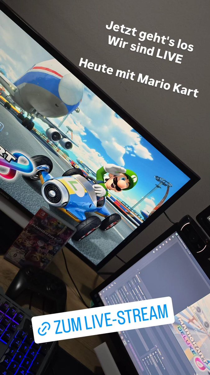 🔴LIVE - Heute mit Mario Kart

 #TwitchDE #TwitchTV #twitch #streaming #livestreaming #twitchstreamers #streamers #streaming #smallstreamer #streamer #gamer #smallstreamers #live #SupportSmallStreamers #MarioKart
<a href="/GermanTwitchRT/">GermanMediaRetweet</a>
<a href="/StreamDESupport/">StreamDE Support</a>

twitch.tv/codeanime86