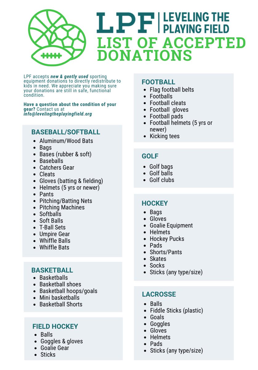 JagNationGV's tweet photo. Join us in making a difference by donating your gently used sports equipment. We’ll be hosting TWO community-wide drives:
📅 Saturday, April 12th
📅 Thursday, April 17th
Stay tuned for more details, and start gathering your donations now! https://t.co/voFc1mQDwz
