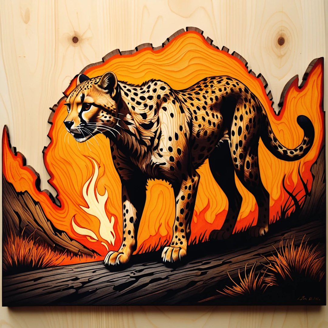 and_so_it_goes's tweet photo. @theartofweb @QueenofBaconz Different LoRAs in Remix. I had tell some it was on wood. Grok was useless. https://t.co/y2sOuoAmi8
