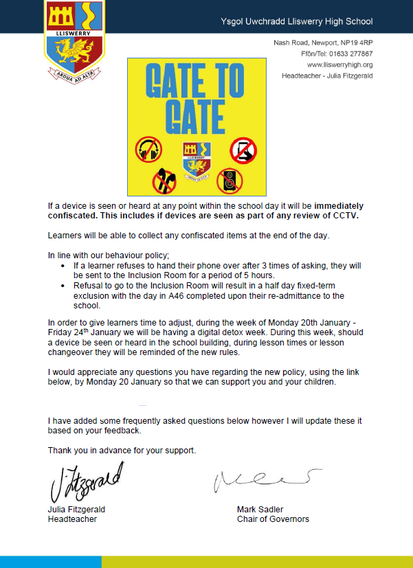 Lliswerry High tweet media