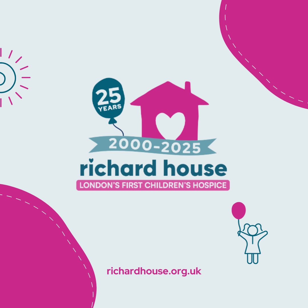 Celebrating 25 years of care for children 🌟

Richard House is celebrating 25 years as London’s first children’s hospice! Since opening our doors, we’ve been dedicated to providing vital care and support for children

📩 info@richardhouse.org.uk

#RichardHouse25 #ChildrensHospice