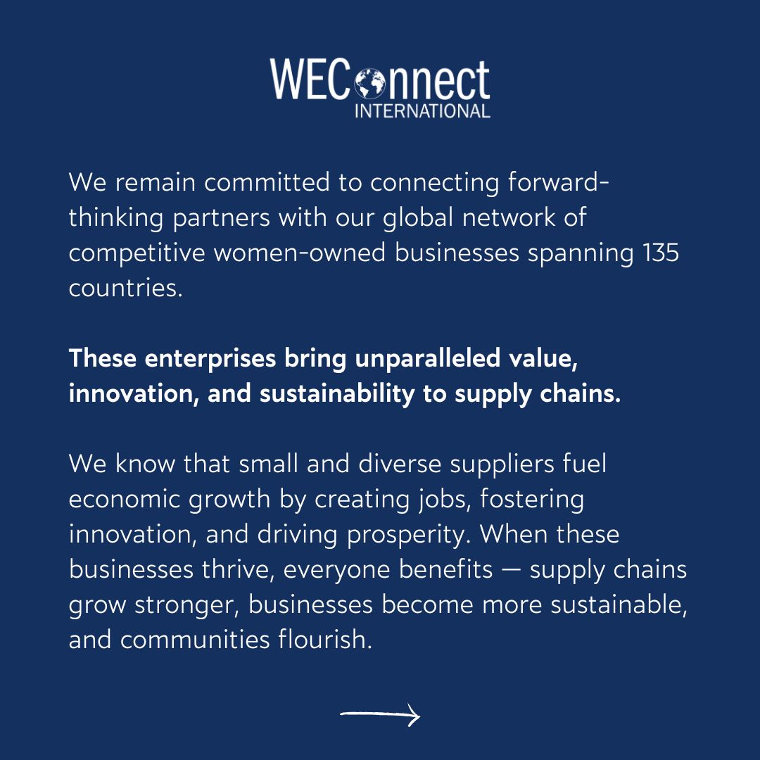 WEConnect International tweet media