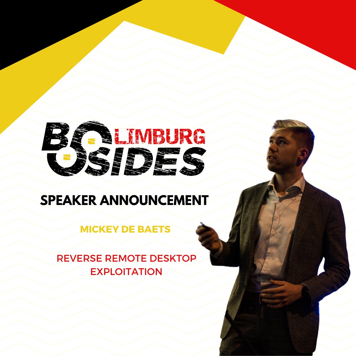 🎤 We're all about showcasing rising Belgian cybersecurity talent—so we’re thrilled to welcome Mickey De Baets (Red Team, <a href="/EYnews/">EY</a>) as a speaker!

👉 Don’t miss his session: "Reverse Remote Desktop Exploitation"
🔗 More details: bsides-limburg.be/2025-edition/t…

#BSidesLimburg #OffSec