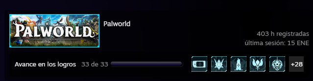 Todos los logros del Palworld conseguidos (y todo el content actual), ahora toca esperar a futuro contenido xD.