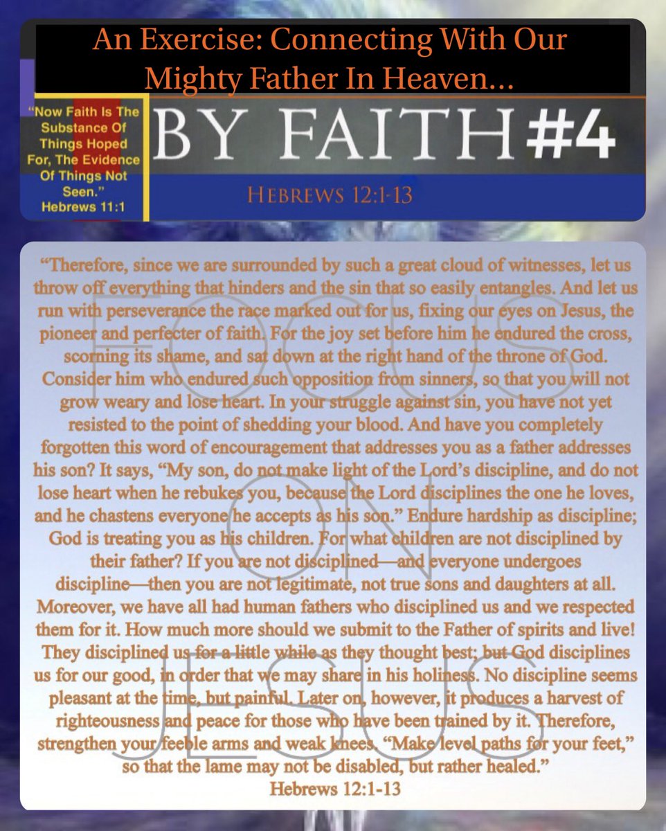 bbbthatsright's tweet photo. An Exercise: Connecting With Our Mighty Father In Heaven… By FAITH #4:
https://t.co/7mJsNFIulJ
#ConnectingWithGod #ByFAITH #FightTheGoodFight https://t.co/DI3Rv8uwtP