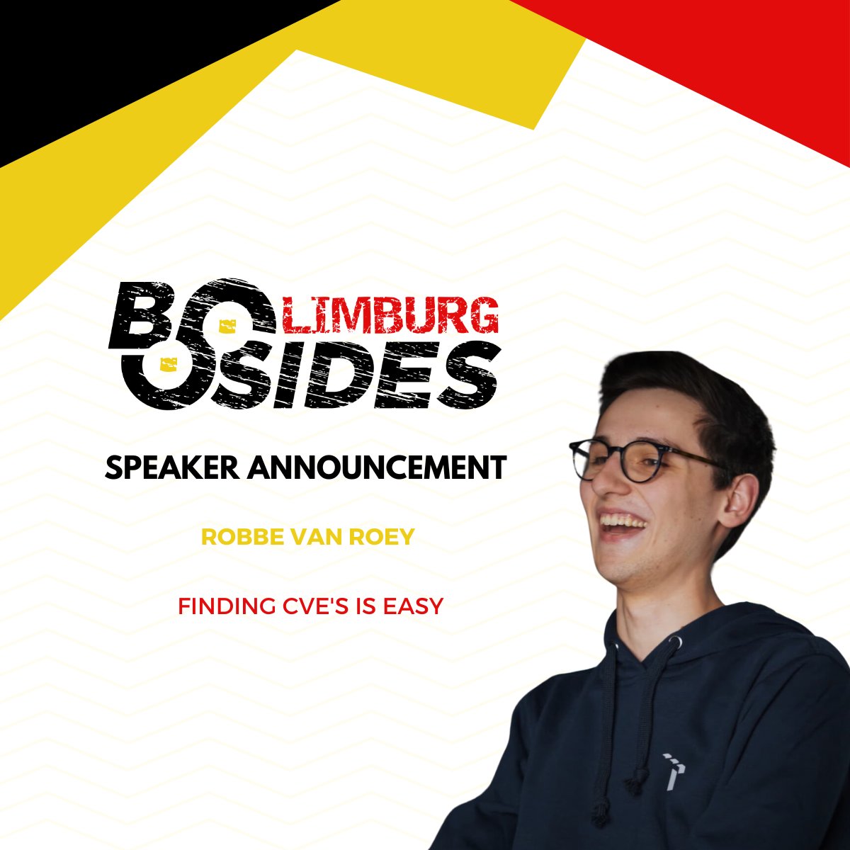 🎤 We believe in giving local talent a stage, so we’re excited to welcome <a href="/PinkDraconian/">PinkDraconian</a> (Offensive Security Lead, Toreon) as a speaker!

👉 Don’t miss his session: "Finding CVEs is easy"
🔗 More details on our website: bsides-limburg.be/2025-edition/t…

#bsidesLimburg #CVE #BugBounty