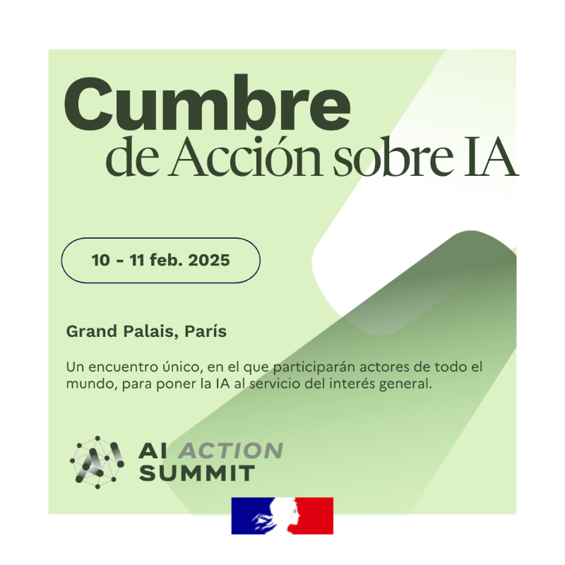 francediplo_ES's tweet photo. Dentro de menos de un mes, París acogerá la #AIActionWeek
👉6-7/02: Jornadas científicas en @IP_Paris_ 
👉8-9/02: Fin de semana cultural en @laBnF y la Conciergerie. @ministereCC
👉10-11/02: Cumbre de IA en el @GrandPalaisRmn

¡Pongamos la IA en común! #AIActionWeek 👇