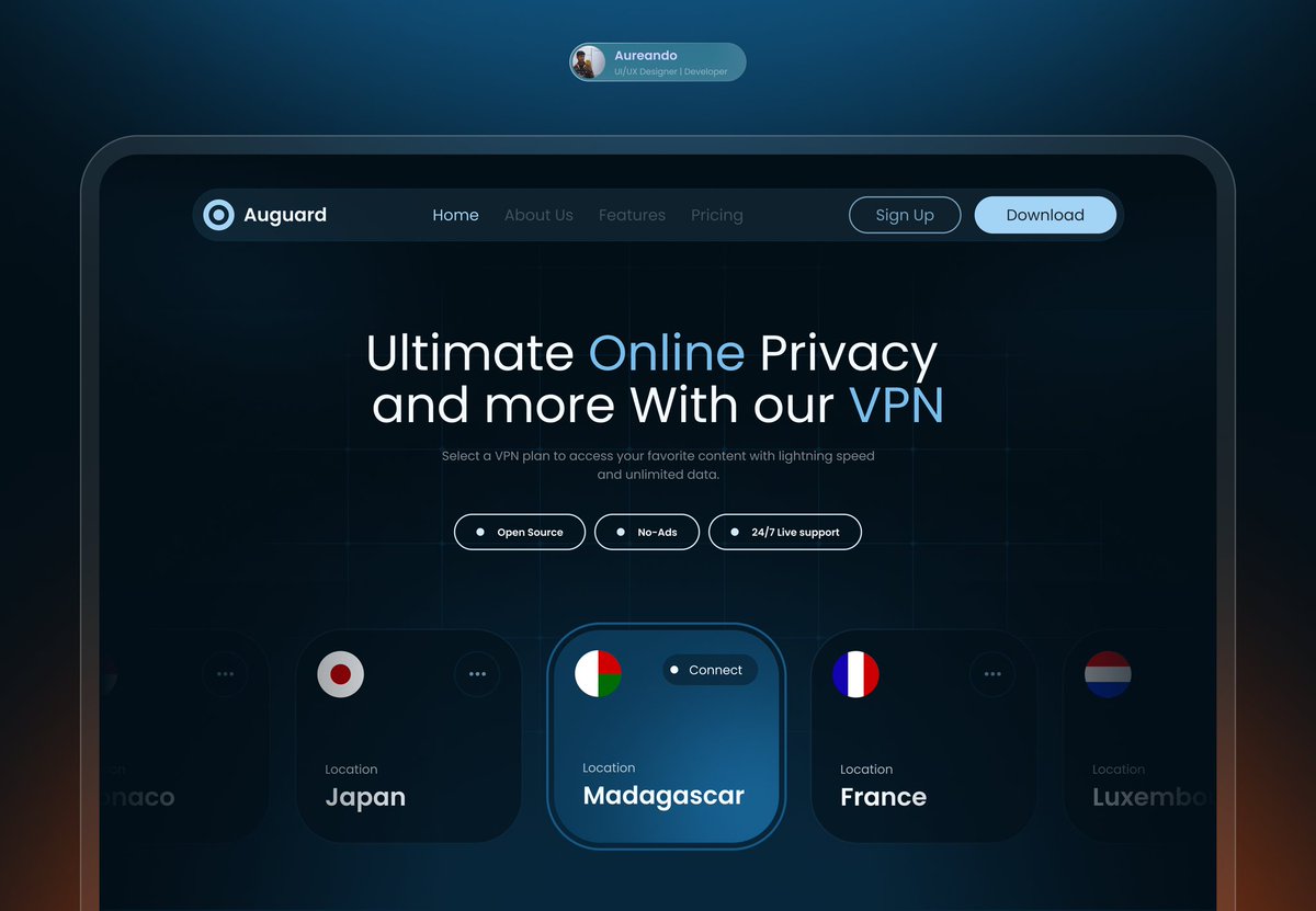 DailyUI 003: Landing page 🖌️

#ui #uidesign #web #iOS #design #figma <a href="/figma/">Figma</a> <a href="/DailyUI/">Daily UI</a>