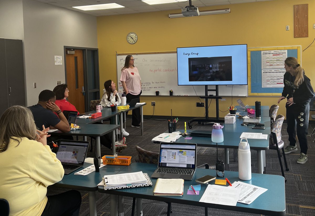 Our EL/SPED TEAM led our grade level teams in a training on accommodations and modifications that can be used in the classroom to support ALL students! Teachers teaching teachers!!!