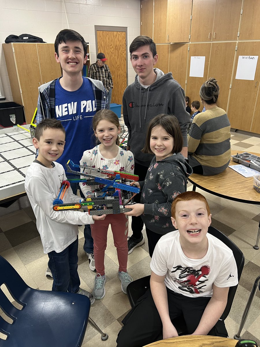 Mitch Burk (@burknphs) on Twitter photo Chase and Ben are two of the greatest <a href="/VEXRobotics/">VEX Robotics</a> experts in the world! And they were kind enough to help the Sugar Creek Robotics teams finish up their robots this week.
We have the best students!
<a href="/VoelzJames/">New Palestine High School</a> <a href="/ginapleak/">Gina Pleak, Ph.D.</a> <a href="/NewPalAsstSup/">Katy Eastes</a> <a href="/JKehrt_SCE/">Jan Kehrt</a> <a href="/SCEMrDehr/">SCE Assistant Principal</a> <a href="/NewPalCS/">New Palestine Community Schools</a> Chase and Ben are two of the greatest <a href="/VEXRobotics/">VEX Robotics</a> experts in the world! And they were kind enough to help the Sugar Creek Robotics teams finish up their robots this week.
We have the best students!
<a href="/VoelzJames/">New Palestine High School</a> <a href="/ginapleak/">Gina Pleak, Ph.D.</a> <a href="/NewPalAsstSup/">Katy Eastes</a> <a href="/JKehrt_SCE/">Jan Kehrt</a> <a href="/SCEMrDehr/">SCE Assistant Principal</a> <a href="/NewPalCS/">New Palestine Community Schools</a>