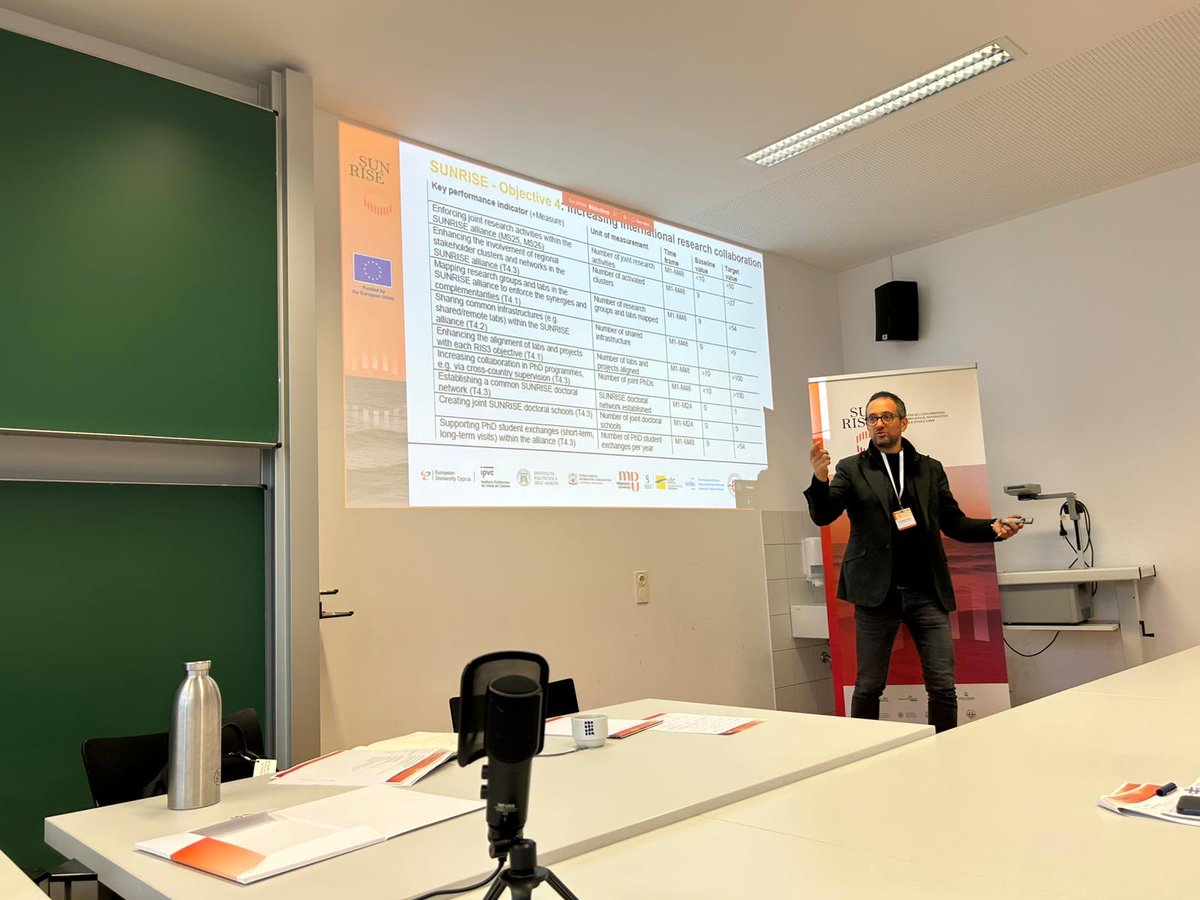 The work package 4 “RESEARCH” of the EUROPEAN UNIVERSITY ALLIANCE SUNRISE has been kicked off ! ⁦<a href="/UnivPoliMarche/">UnivPM</a>⁩ ⁦<a href="/EU_Commission/">European Commission</a>⁩
