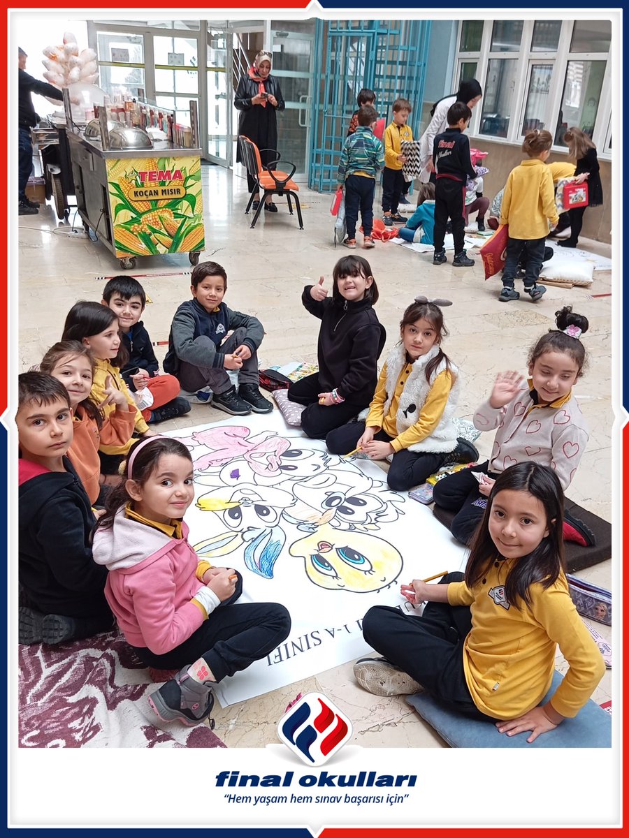 PANKART BOYAMA, PAMUK ŞEKERİ VE MISIR ŞENLİĞİMİZ...