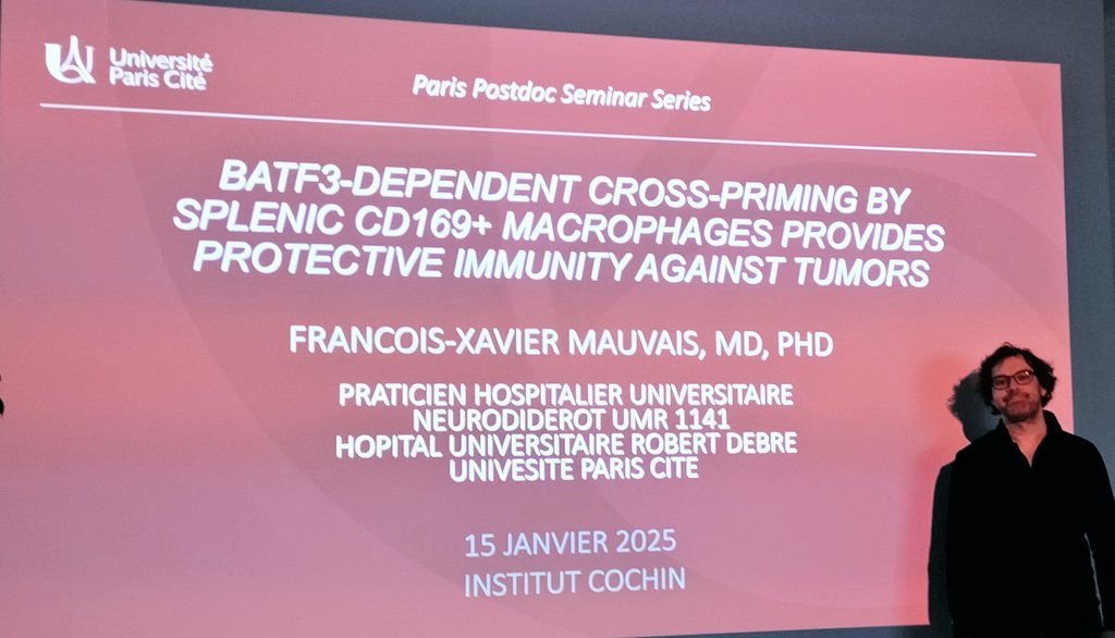 Suzanne Faure-Dupuy (she/her) (@sfauredupuy) on Twitter photo Happy to welcome Dr. François-Xavier Mauvais <a href="/InstitutCochin/">Institut Cochin</a> for a <a href="/ParisPostdocs/">Paris Postdocs Seminars</a> seminar. It was an enlightening talk and a great discussion. Protocols are being exchanged and collaborations are emerging. This is what <a href="/ParisPostdocs/">Paris Postdocs Seminars</a> is all about.
<a href="/albiglero/">Alberto de la Iglesia</a> <a href="/hugocbarreto/">Hugo Barreto</a> Happy to welcome Dr. François-Xavier Mauvais <a href="/InstitutCochin/">Institut Cochin</a> for a <a href="/ParisPostdocs/">Paris Postdocs Seminars</a> seminar. It was an enlightening talk and a great discussion. Protocols are being exchanged and collaborations are emerging. This is what <a href="/ParisPostdocs/">Paris Postdocs Seminars</a> is all about.
<a href="/albiglero/">Alberto de la Iglesia</a> <a href="/hugocbarreto/">Hugo Barreto</a>