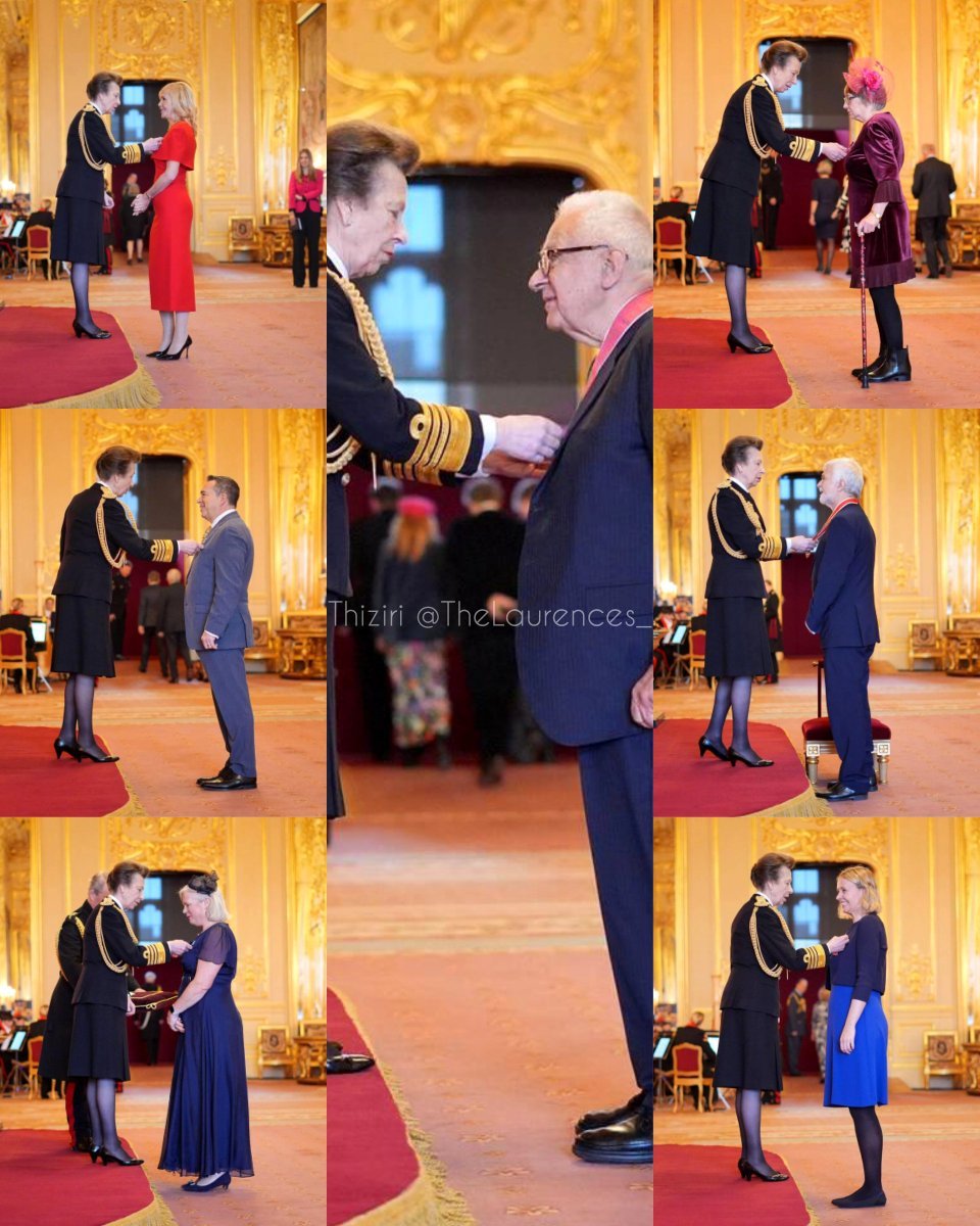 TheLaurences_'s tweet image. 🎖️On behalf of The King, The Princess Royal held the first investiture of 2025 at Windsor Castle, today!