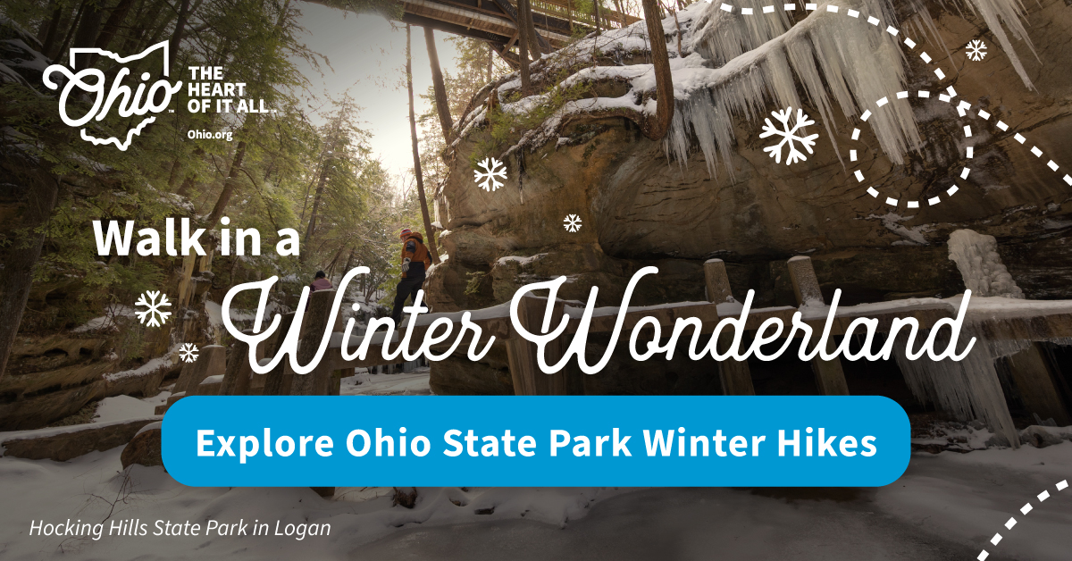 OHHeartofitAll's tweet photo. Join in the fun of winter hikes! ❄️ There are lots of exciting organized hikes to explore this season. If you're in northwest Ohio, don't miss the Winter Woods and Wetlands Hike at Fruth Wetland Nature Preserve in Fostoria on 1/30.
➡️ https://t.co/XhJoL8FL9s #WinterinOhio https://t.co/cGlr7eC5x4