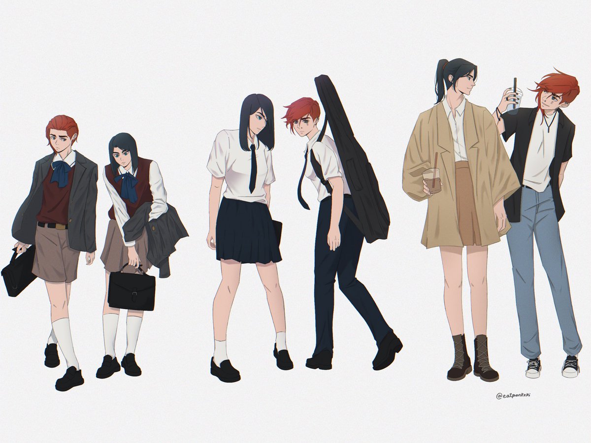 Caitvi middle school to college au :3 #Caitivi #Caitlyn #vi #arcane #wlw