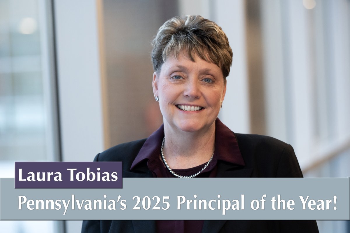 With great pride, we share the news that State High Principal Laura Tobias has been named Pennsylvania’s 2025 Principal of the Year by the Pennsylvania Principals Association. This is a well-deserved recognition for her tireless dedication to the entire State High community.