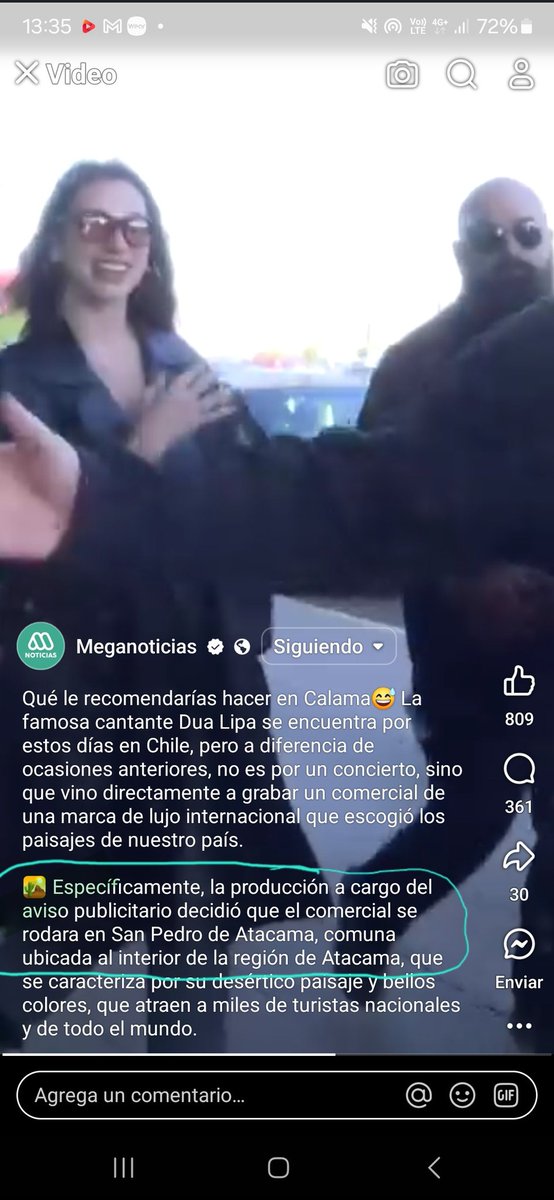 GloMenesesA's tweet photo. @Mega @meganoticiascl 

Estimados!!!... San Pedro de Atacama no tiene NADA QUE VER con la región de Atacama... San Pedro se ubica en la región de Antofagasta para que puedan revisar info antes de publicar... Lamentablemente siempre se comete ese error.

#DuaLipa 
#dualipaenchile https://t.co/iMYjL9jRNd