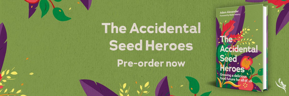 My New book The Accidental Seed Heroes is published in March 2025 in the UK.  You can pre-order a copy from your favourite bookshop or if you would like signed copy, then directly from me by visiting my website