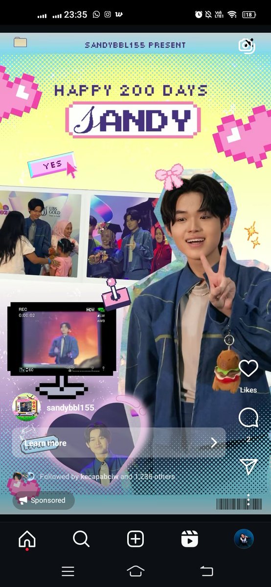 ssandyourbae's tweet photo. yeaaayyy sehari 2x lewat ads nya ๐๐ซถ #200DaysWithSandy #sandyourheart https://t.co/91fOrCtvhf