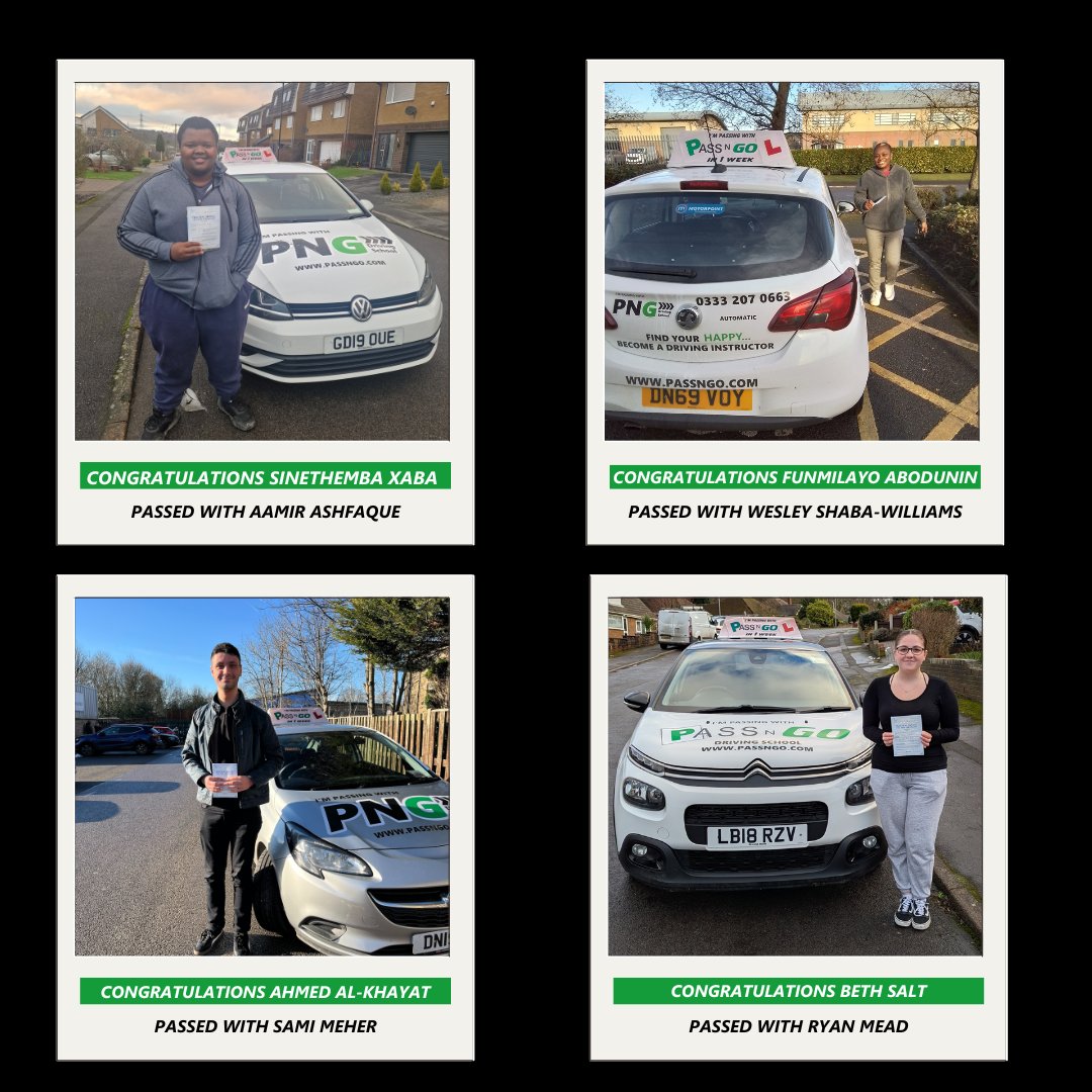 Congratulations everyone! 🥳

Kickstart your 2025 New Year Resolution today! 🚗✨
Book your first lesson now ➡️ bit.ly/3RwNWqO

#passngo #drivingschool #learntodrive #drivinglessons