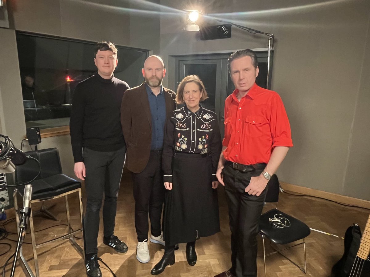 Kirsty Wark (@kirstywark) on Twitter photo It’s great to have <a href="/Franz_Ferdinand/">Franz Ferdinand</a> in the <a href="/BBCRadio4/">BBC Radio 4</a> <a href="/BBCFrontRow/">BBC Front Row</a> studio in Glasgow playing live, and we’ll talk to <a href="/alkapranos/">Alex Kapranos</a> at 7.15pm. It’s great to have <a href="/Franz_Ferdinand/">Franz Ferdinand</a> in the <a href="/BBCRadio4/">BBC Radio 4</a> <a href="/BBCFrontRow/">BBC Front Row</a> studio in Glasgow playing live, and we’ll talk to <a href="/alkapranos/">Alex Kapranos</a> at 7.15pm.