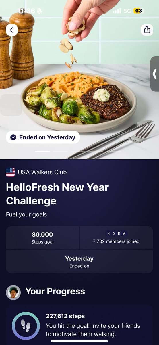 UniversalHuman7's tweet image. Was this a mistake or ??? @HelloFresh @Sweatcoin @HelloFreshUK @usawalkersclub