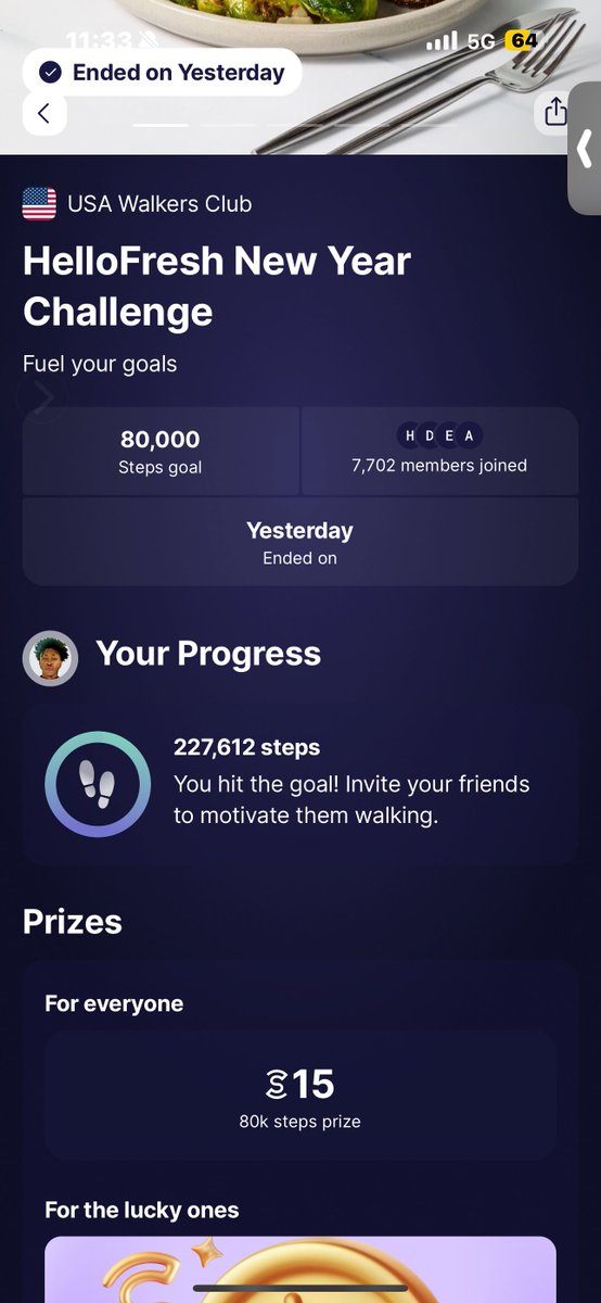 UniversalHuman7's tweet image. Was this a mistake or ??? @HelloFresh @Sweatcoin @HelloFreshUK @usawalkersclub