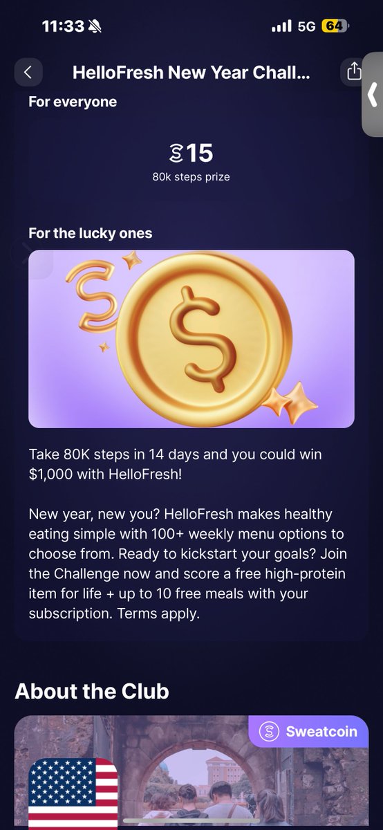 UniversalHuman7's tweet image. Was this a mistake or ??? @HelloFresh @Sweatcoin @HelloFreshUK @usawalkersclub