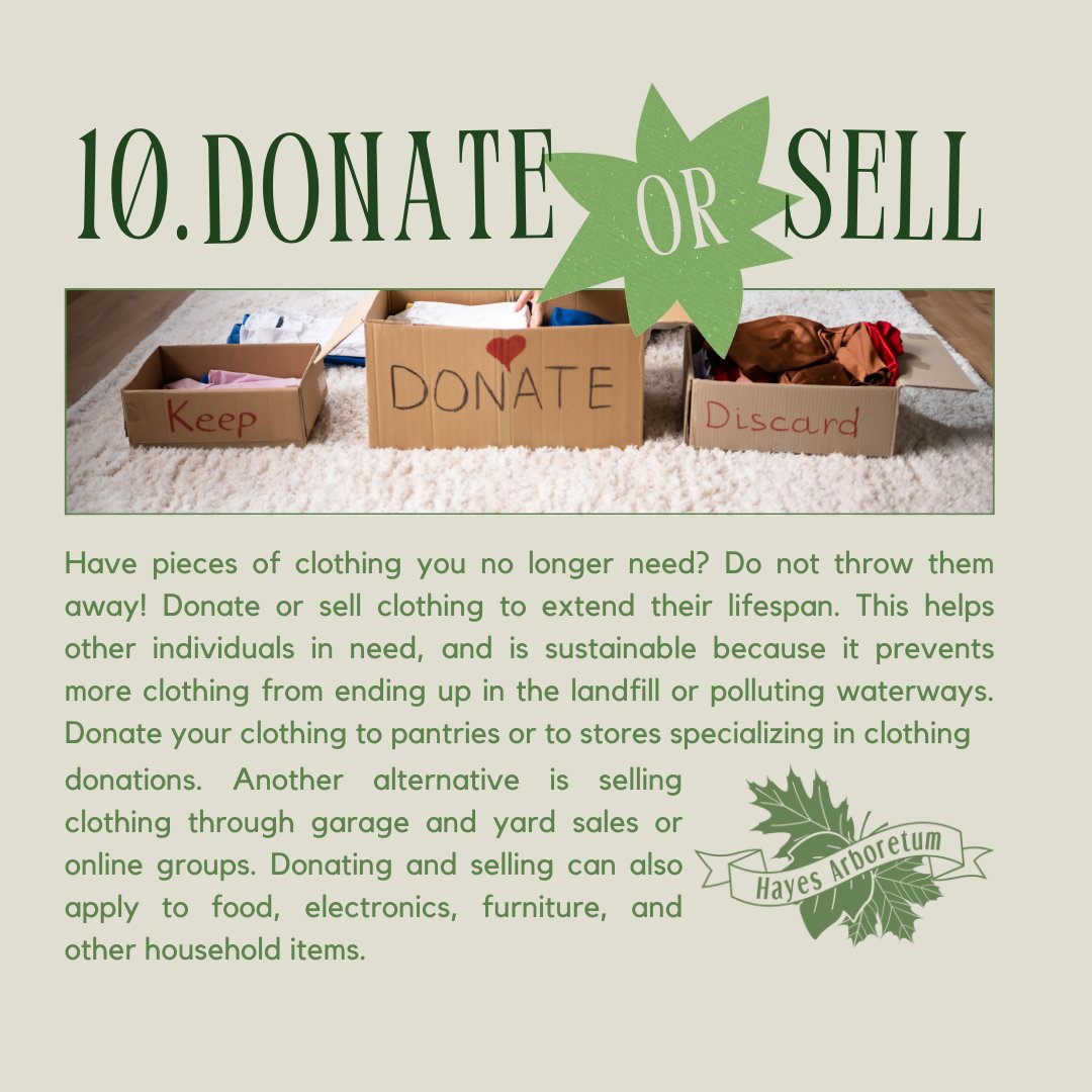 HayesArb's tweet photo. Your trash could be someone else's treasure! If you have something you are discarding this winter, give it a second life by donating or selling it! https://t.co/Co216yXKct