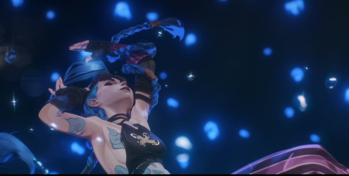 finestjinx's tweet photo. angels have blue hair 🪽 https://t.co/7sVwT67zwO