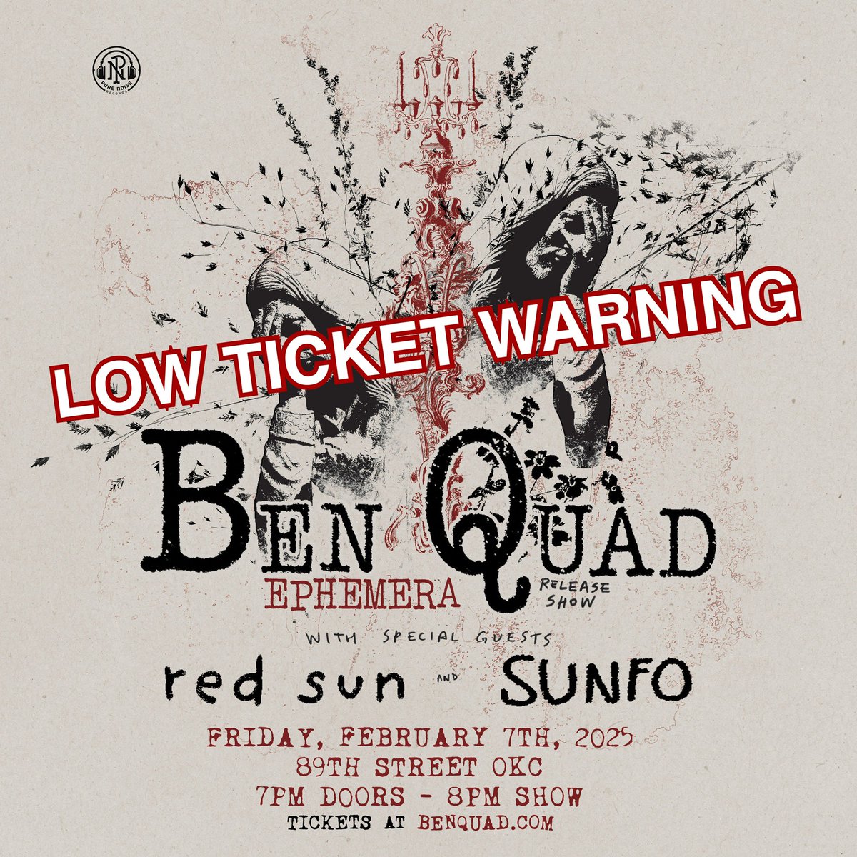Our EP release show w/ <a href="/redsun405/">red sun (a band from okc)</a> and <a href="/sunfobandok/">SUNFO</a> is officially at low tickets. Don’t miss out on a part of OKC emo history. This will sell out.