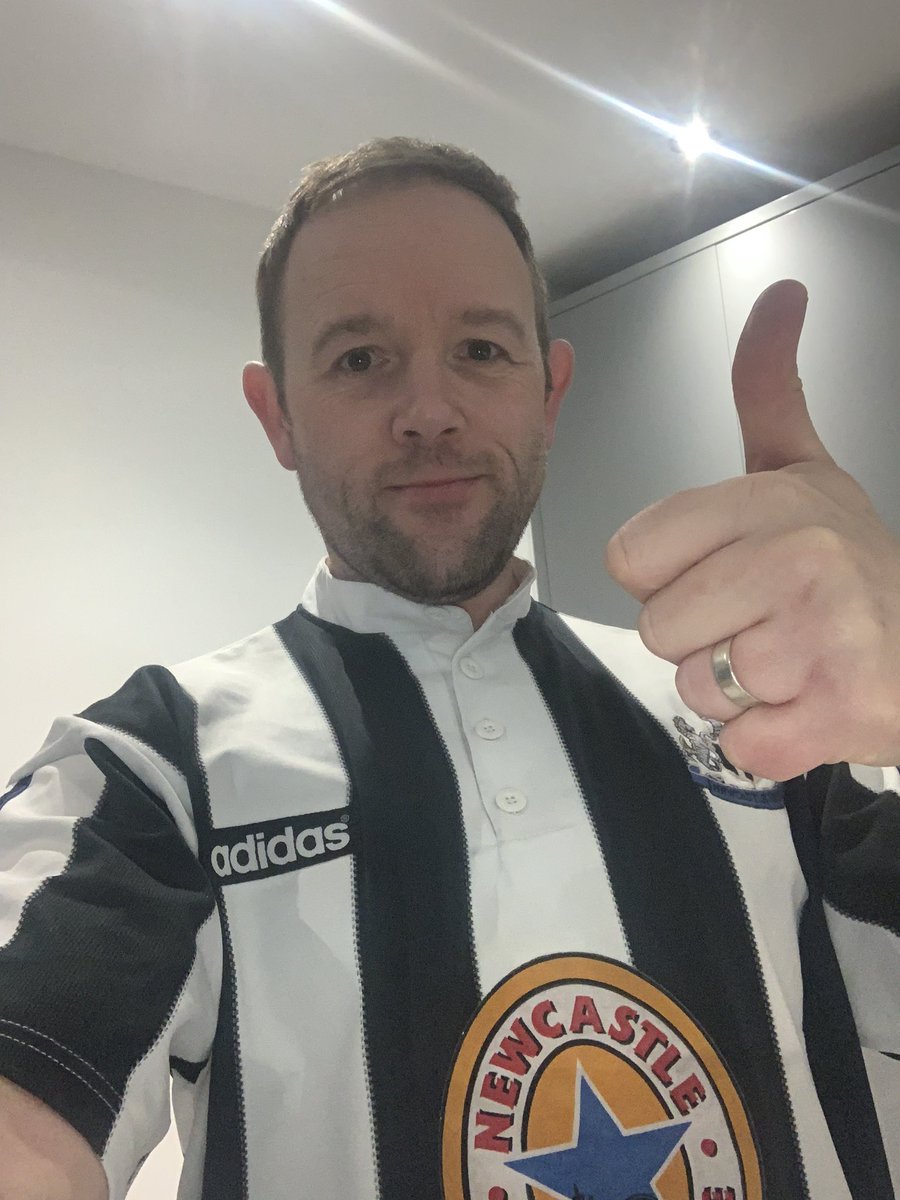 jeff_stubbs's tweet photo. When you haven’t grown since you were 14 and an all time classic gets re-released. Saving me a few quid and fitting nicely ready for tonight! @NUFC #nufc https://t.co/eFFQ92TNiP
