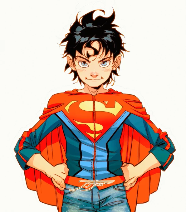No puedo explicar aún para que es esto, pero es algo que tengo muchas ganas de contar…  Noticias pronto!  no es una serie ni nada así. #superboy 