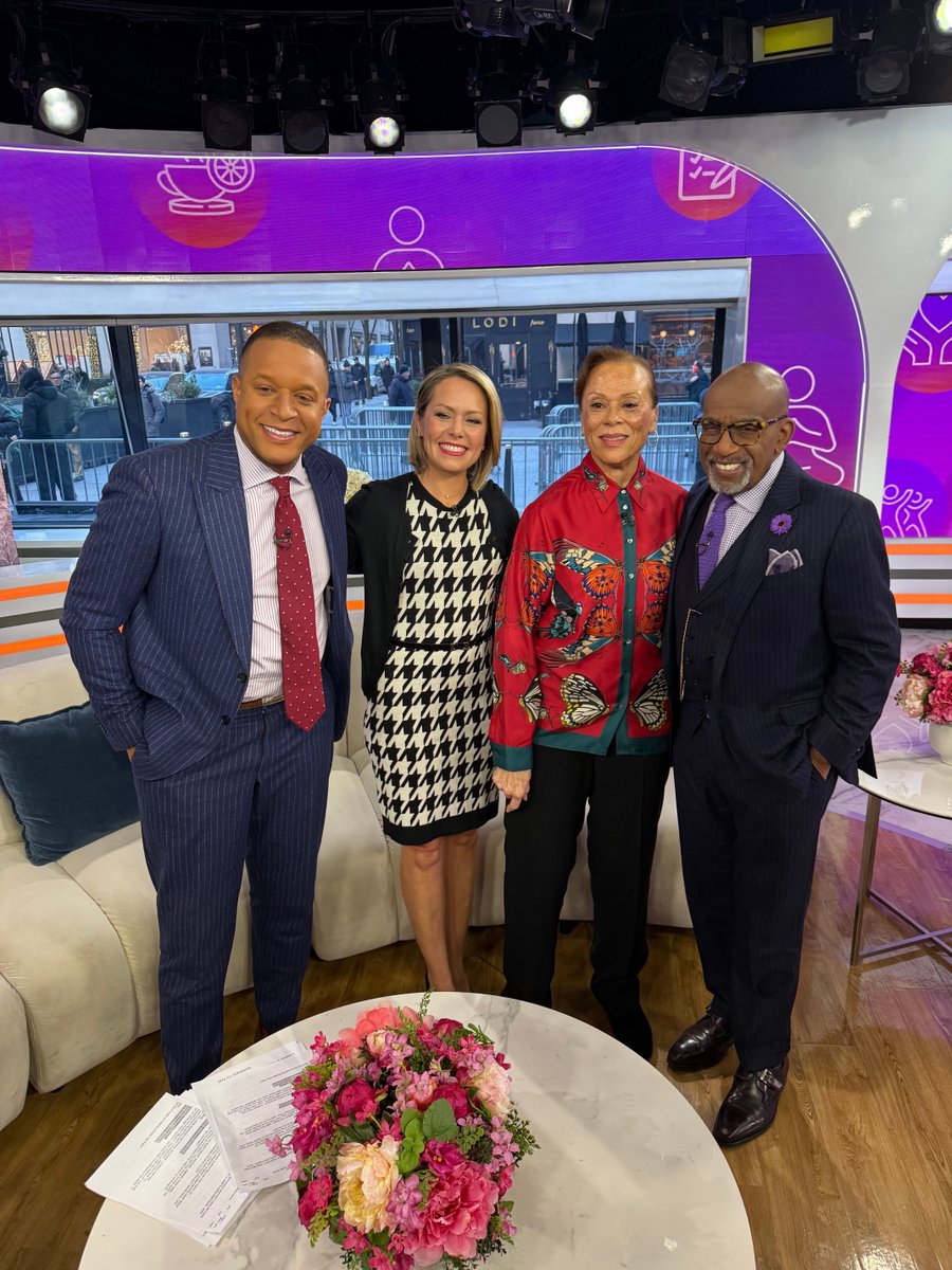 MuhammadAli's tweet photo. Thanks to the Today Show for having Lonnie Ali on this morning to launch the Inaugural Muhammad Ali Index!

Didn't catch the segment? Watch it here: https://t.co/kztLlrJrPF

@AliCenter https://t.co/0nGXoQkHzN