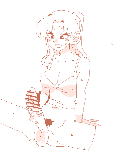 ふたなってるミサトこれでシンちゃんとアスカを鳴かせる。イカン。瞑想状態で描いてた…。さっさと寝ろオレ(;'Д`) 