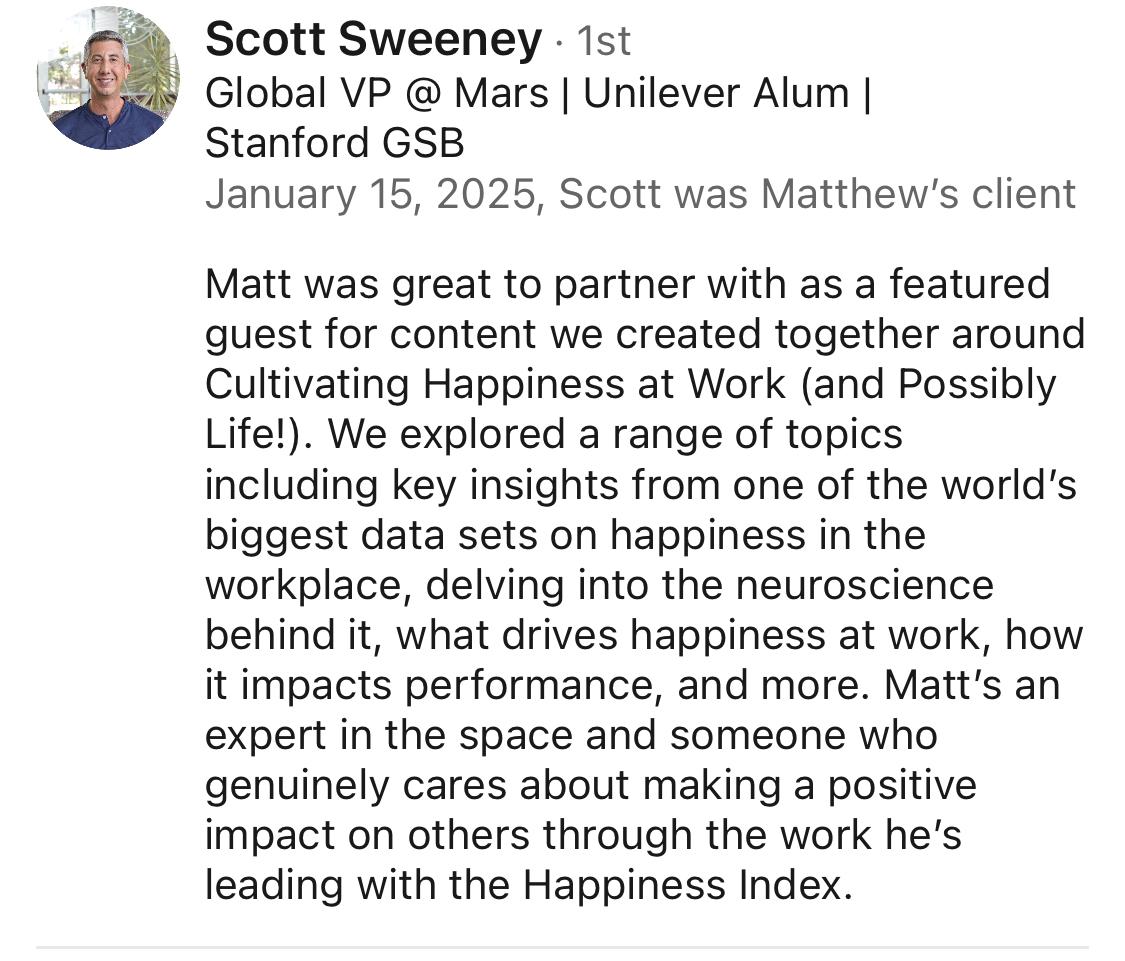 The Happiness Index tweet media