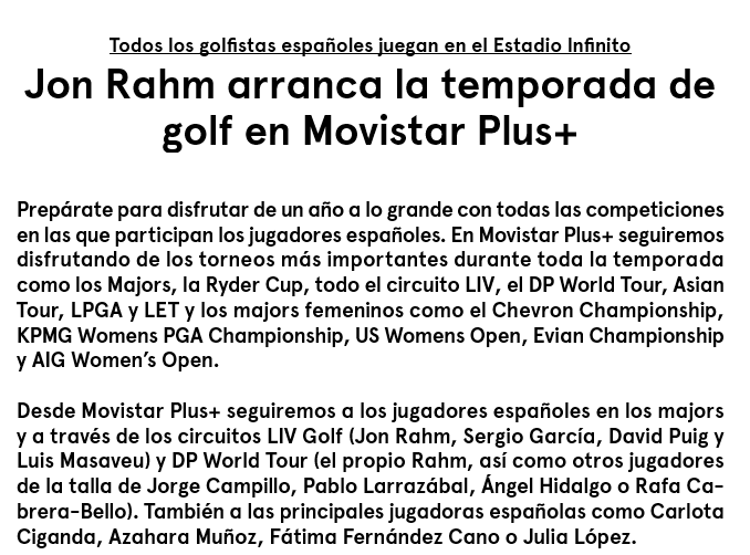 Golf en Movistar Plus+ tweet media