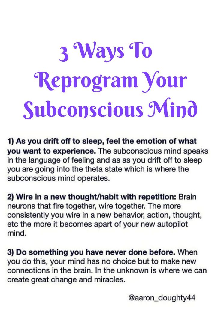 neuronpowers's tweet image. 3 Ways to reprogram your subconscious mind
