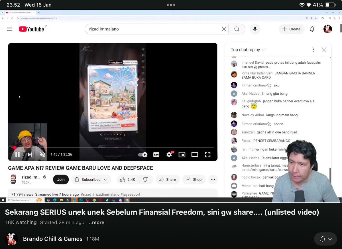 sylushugedick's tweet photo. Windah sebenernya udh ada niat baik mau mainin game ini yang bener2 aja kayak bang rizad, tapi karna ada viewers yang caper/underage/suka komen jelek jadi harus terpaksa back out dulu😿😿 https://t.co/Ows0IbaFN7