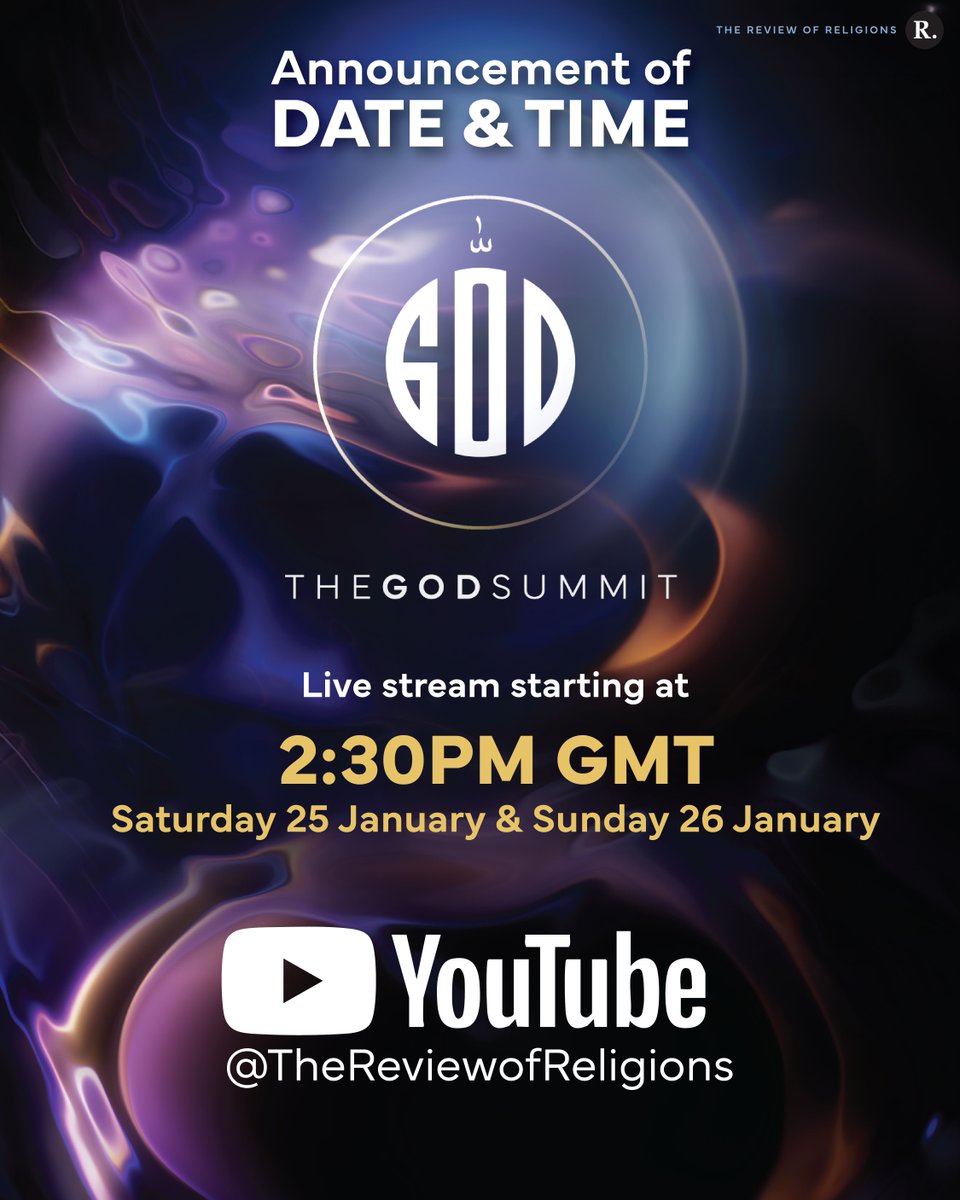 ReviewReligions's tweet photo. THE GLOBAL GOD SUMMIT START TIME ⏰:

The stream begins both days at 2:30PM GMT

LIVE on YouTube 🔴

ARE YOU READY?

Tap on the link below for the latest updates!

https://t.co/jwyiJpoAeO

#TheGodSummit
#TheExistenceProject
#GodSummit https://t.co/QrWIDNiasx