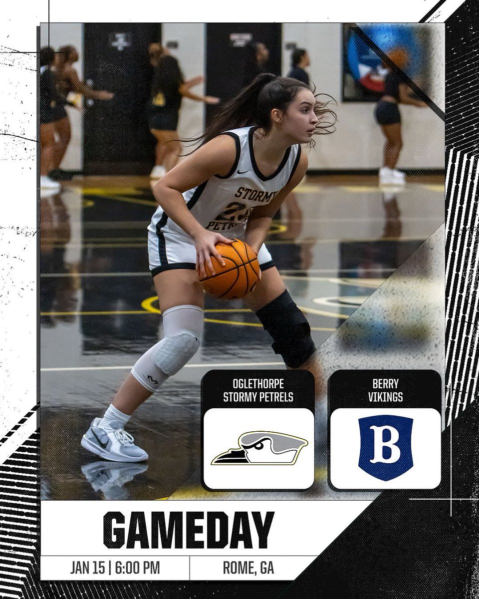 On the road tonight to take on Berry!🔥🏀
📍: Rome, GA 
⏰: 6:00 PM (ET)
📺📈: bit.ly/GoPetrelsLive