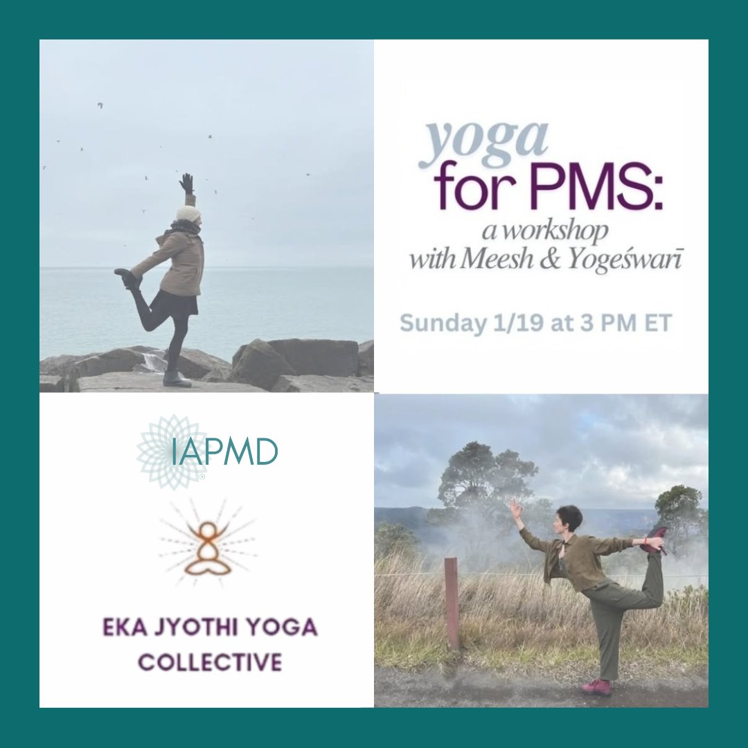 Many of us are challenged by the symptoms of the premenstrual experience. This workshop, led by Michelle "Meesh" Brandt and Yogeśwarī Jessica Bertin, is for anyone seeking more ease, pleasure, and freedom through the luteal phase and beyond. Sign up at momence.com/u/eka-jyothi-y…. 💙