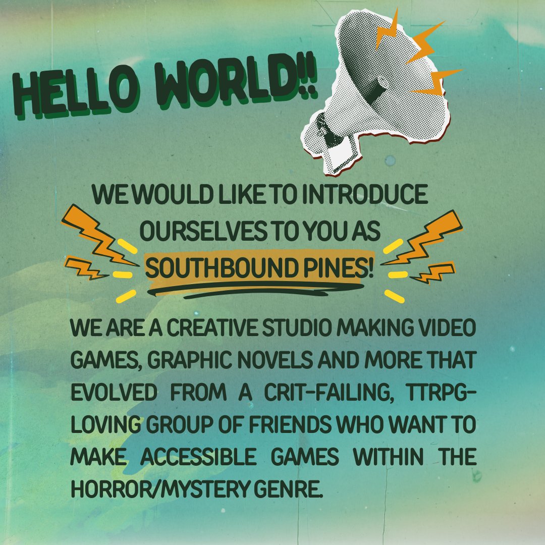 SouthboundPines's tweet photo. We can't wait to show you more! ❤️

#gamedev #Videogame #Studio https://t.co/N3EkuadRGy