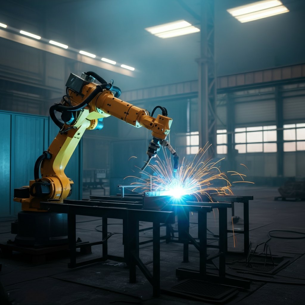 ProFabAustin's tweet image. Automation is transforming welding in 2025! 🤖 From AI-driven systems to collaborative robots (cobots) &amp;amp; autonomous quality control, innovation is shaping the future of the industry. 🔧⚙️ What are your thoughts on these advancements? Let&apos;s discuss! 🔥 #WeldingTech #Automation #AI