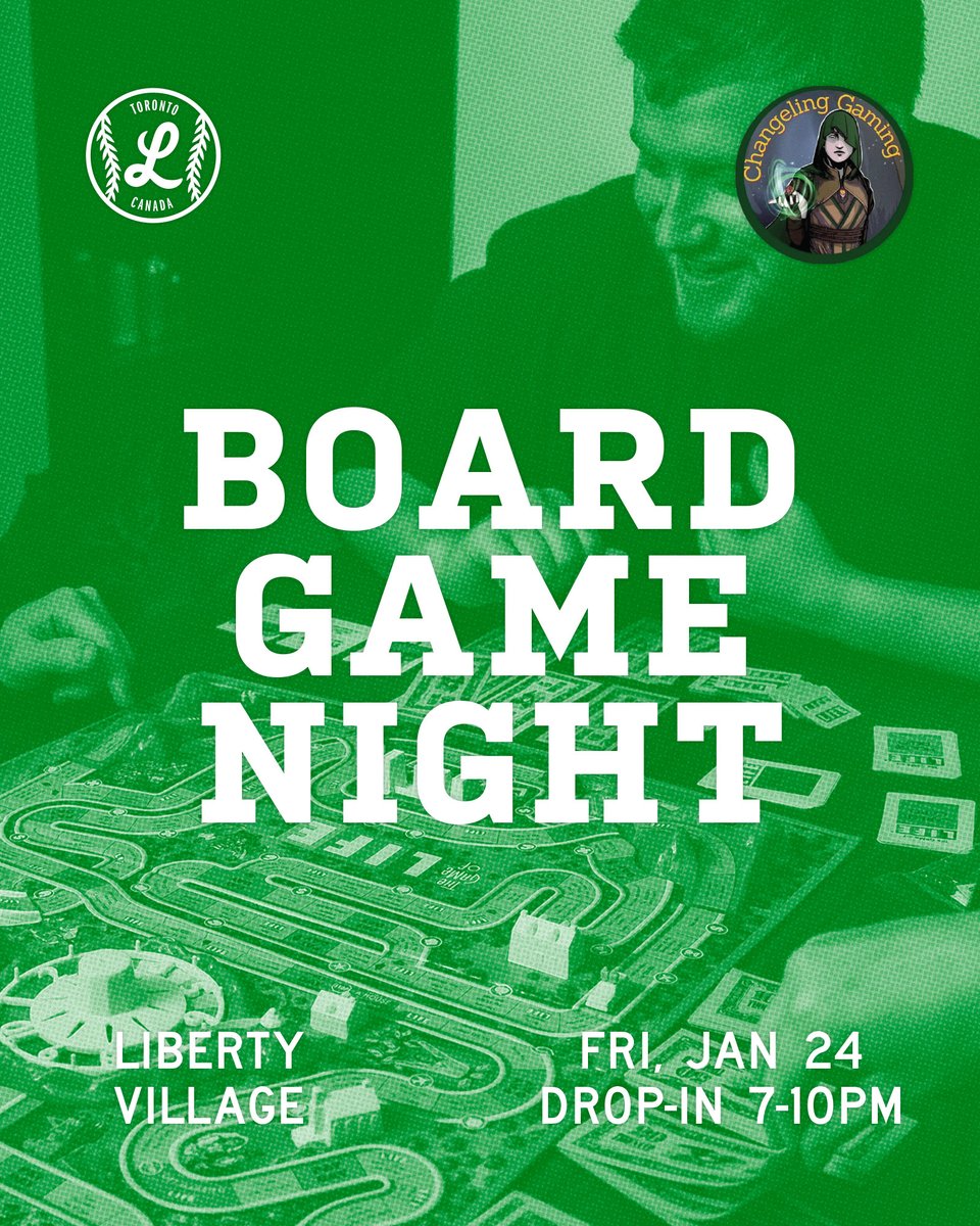 Join us at both locations for our new, monthly board game night hosted by @changelinggaming 🎲 Tickets on sale now!⁠
⁠
All player experience and levels are welcome.