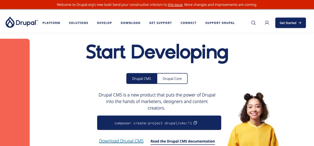 #DrupalCMS Launched officially... 🥳