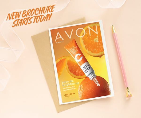 CathyAvon225's tweet image. Campaign 2 has started!
Discover Avon's latest vitamin C product: Juice Up, Brighten Up. 
This new targeted treatment from Anew is designed to enhance your skin's radiance. 
👁️👁️
BROWSE BROCHURE:  buff.ly/2OELWes
📖 📖 
#brochure #avon #avonproducts #beauty #beautylover