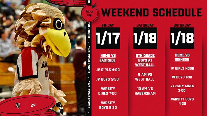 branchboysbball's tweet image. Big Weekend of Basketball at the Branch. Home games Friday and Saturday
@BranchAthletics @FBHSFalcons @FBfalconsbball